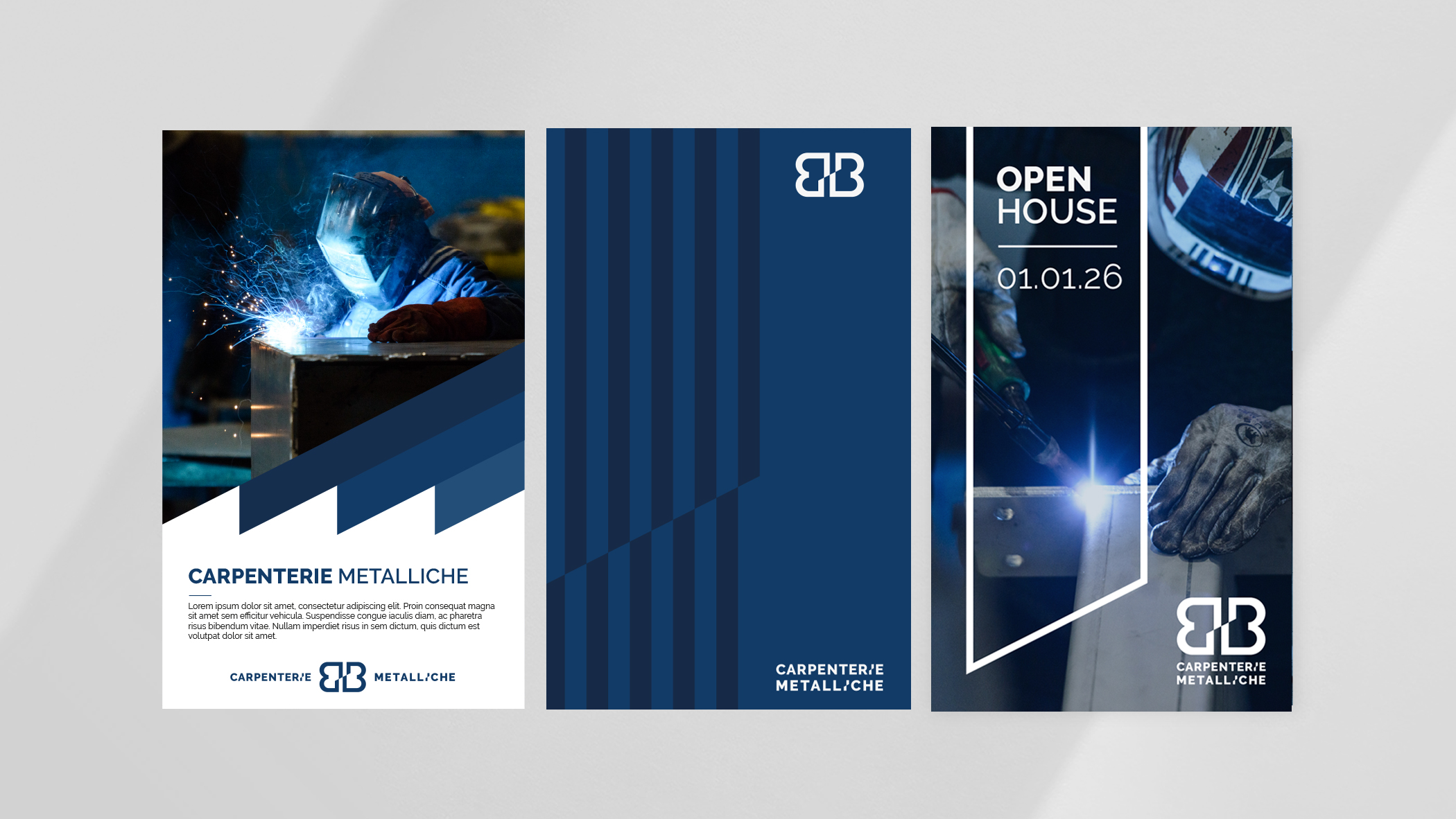 B&B Carpenterie metalliche - mockup poster